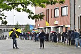 22-05-2021 Breda - Voetbalfans die bij het duel NAC-NEC willen zijn moeten verplicht een PCR test doen. Dit zorgt al vroeg voor lange rijen voor de Coronatesttent. - Fotokrant